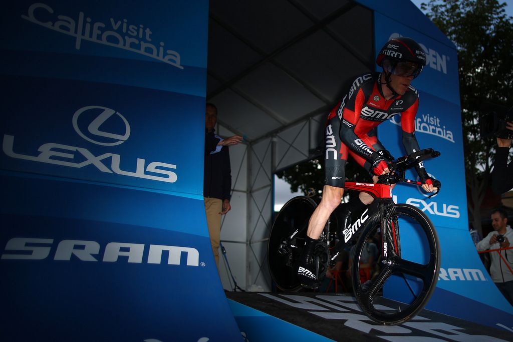 Brent Bookwalter (BMC) starts his TT