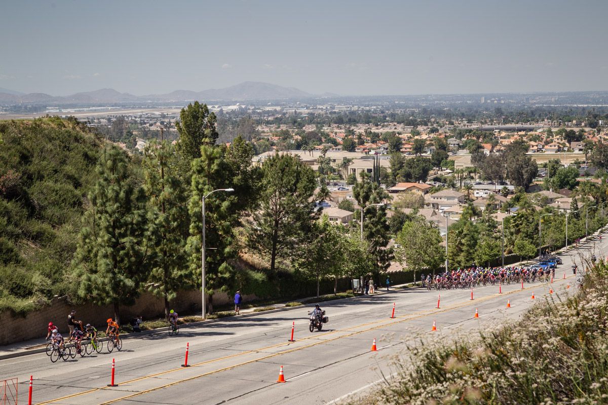 Another group gets a gap on the mens field.