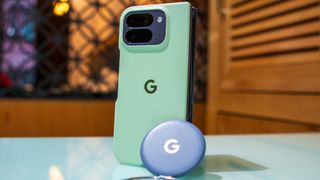 Google Pixel 10 Pro Fold with Pixelsnap ring