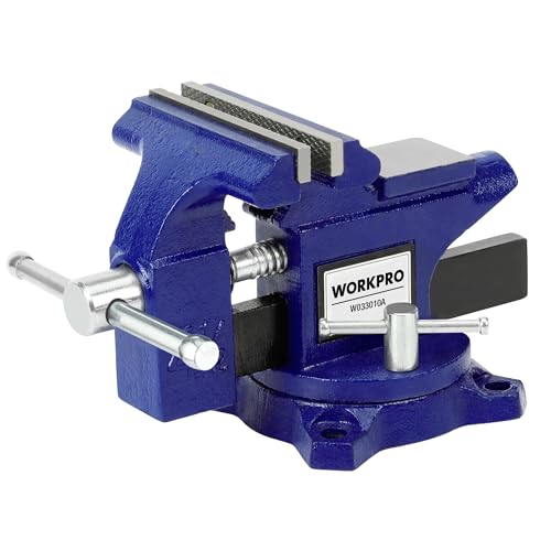 Workpro Bench Vise, 4-1/2" Vice for Workbench
