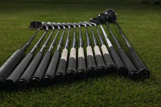 Set of golf clubs