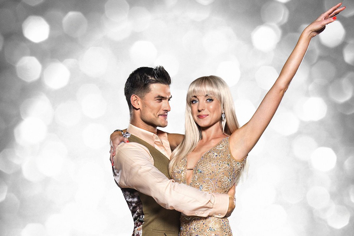 Helen George and Aljaz Skorjanec in Strictly 2015