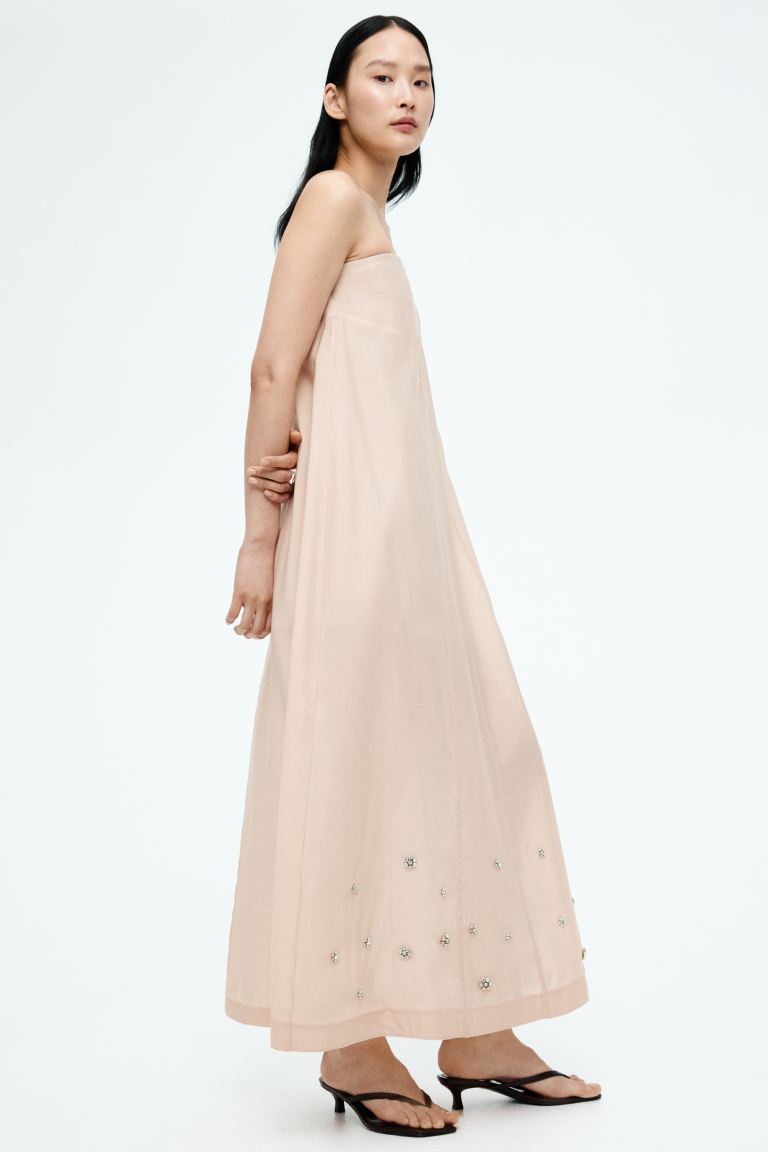 Embellished Bandeau Dress