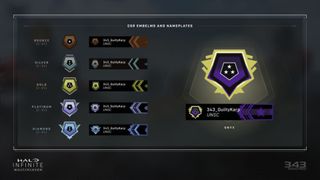 Halo Infinite ranks in order