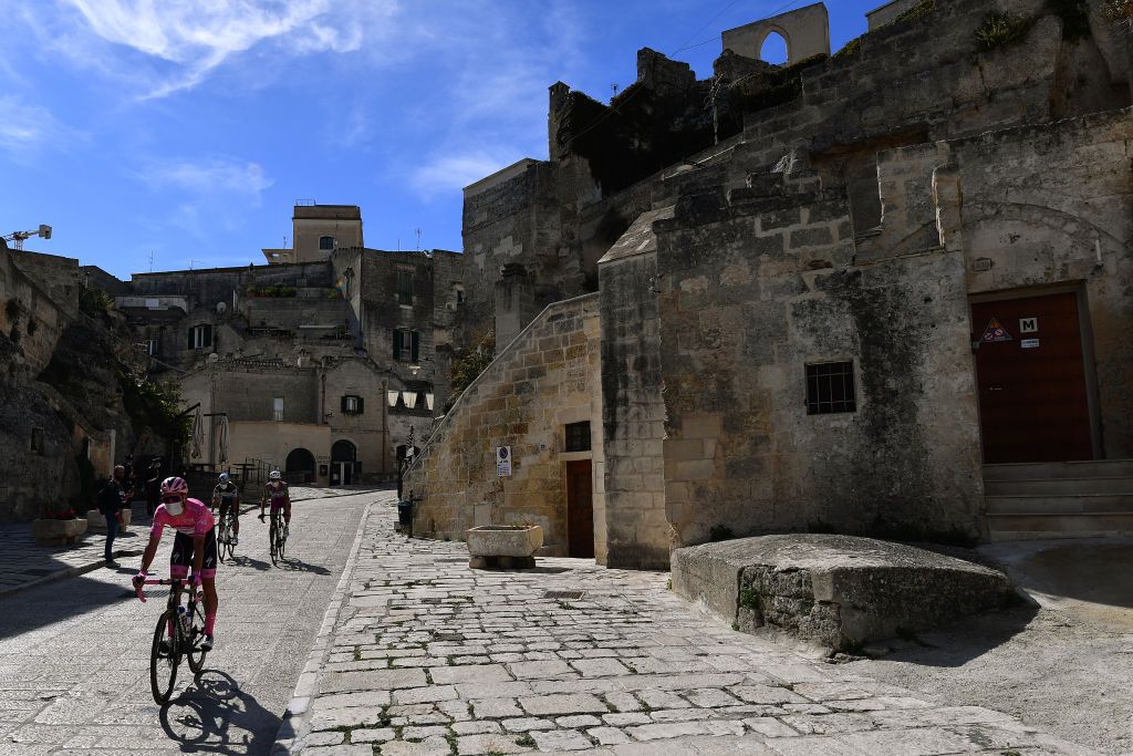 The stage started in ancient Matera