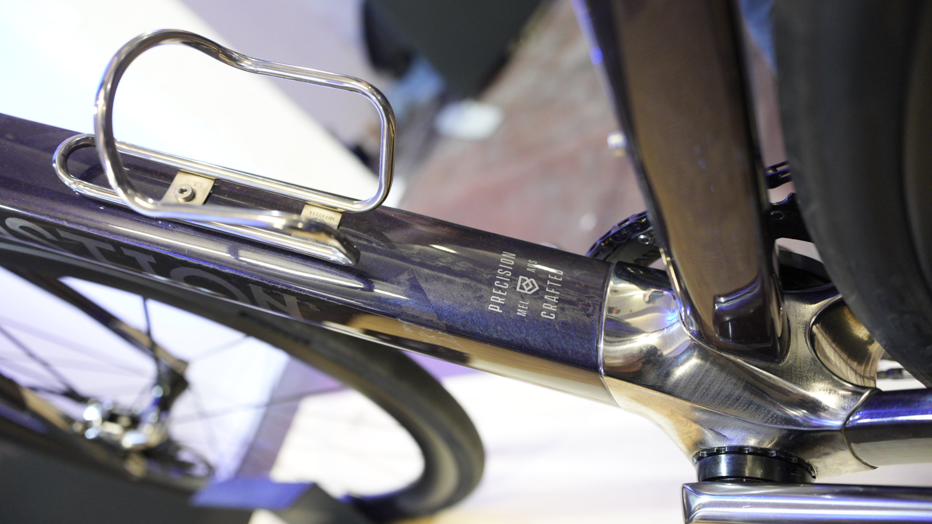 close up details of expensive bikes