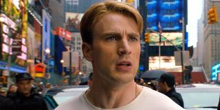 Chris Evans in the Captain America: The First Avenger ending