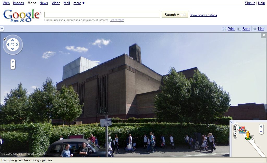 Tate Modern via Street View