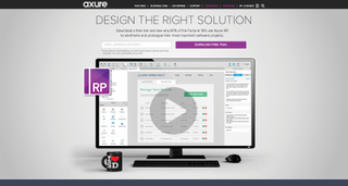 Axure RP landing page