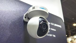 A picture of one of Reolink's new security cameras with the company's ColorX technology