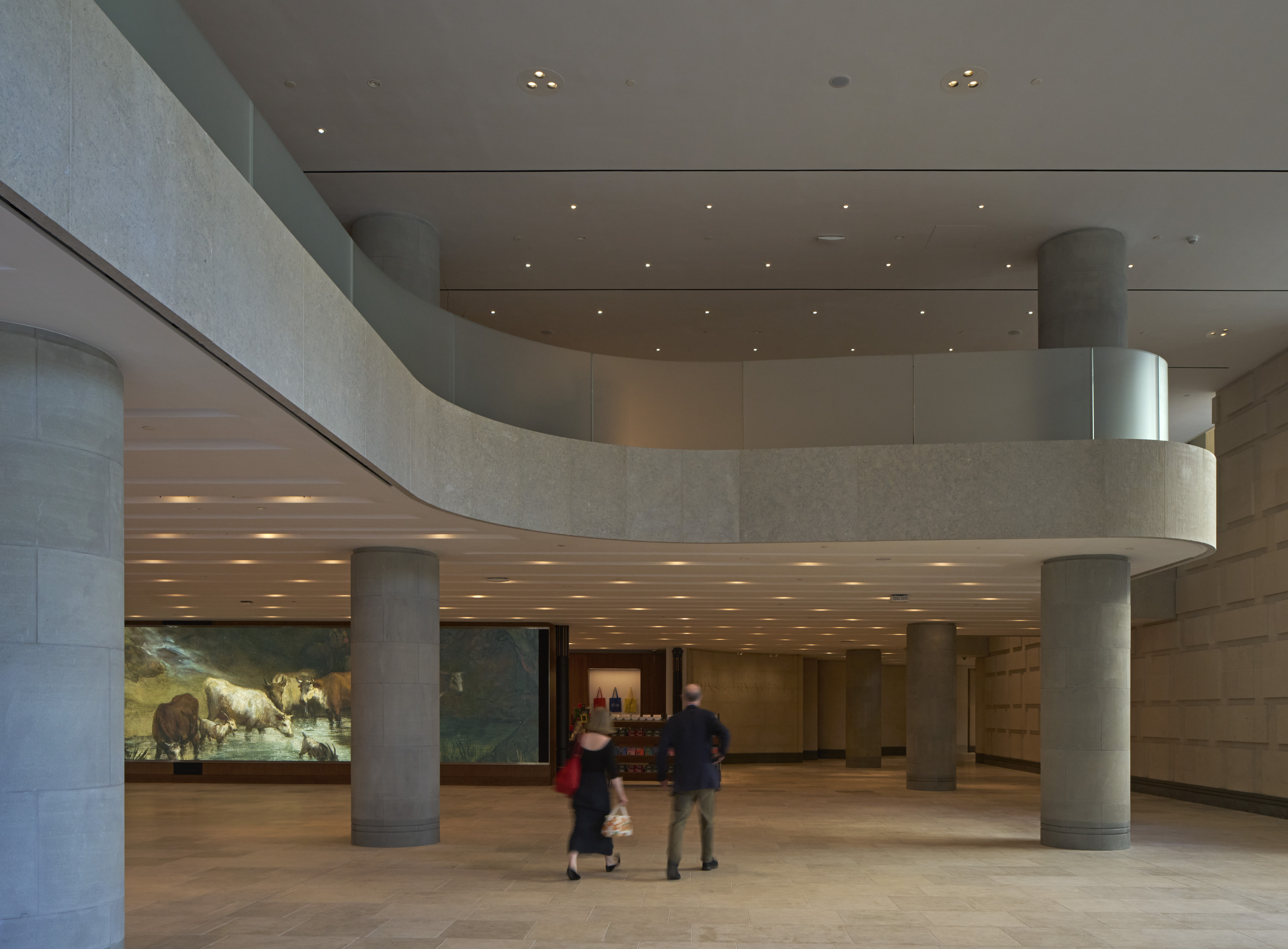 The National Gallery, London Sainsbury Wing Foyer looking North 2