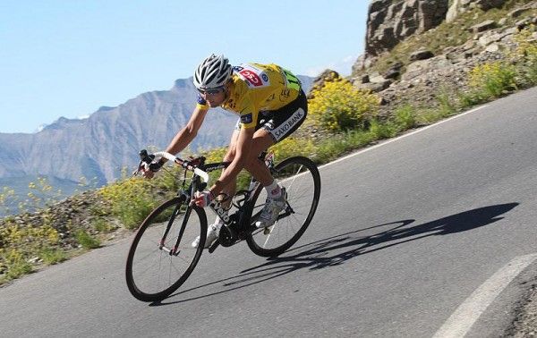 Schleck picked up descending tips from Bernard Hinault.