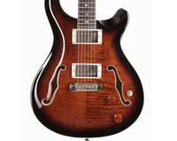 PRS SE Hollowbody II electric guitar in Black Gold Burst (