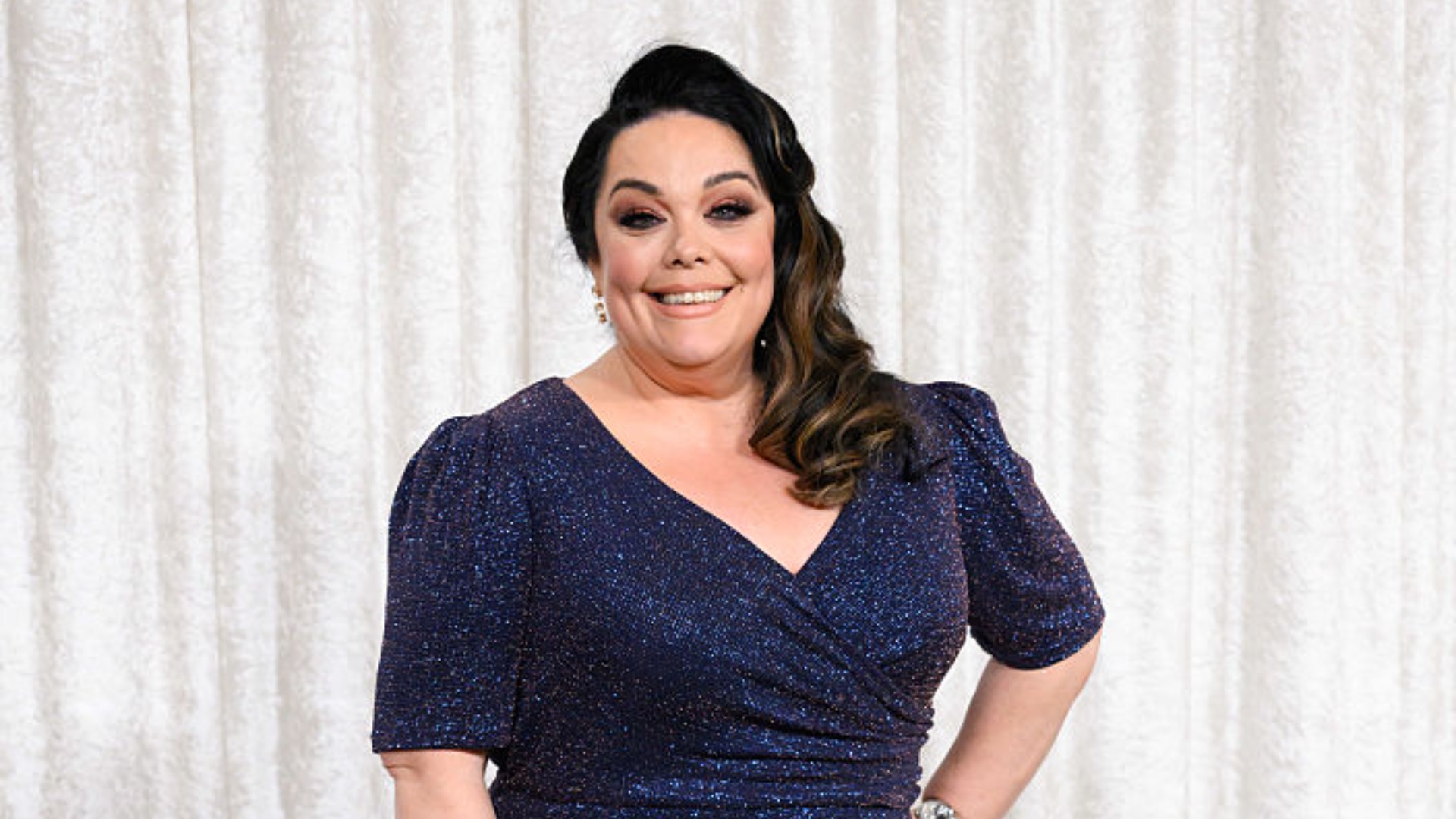 Lisa Riley attends the British Soap awards at Hackney Town Hall