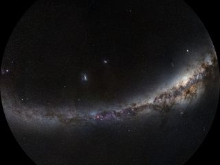 Fisheye view of the Southern Sky