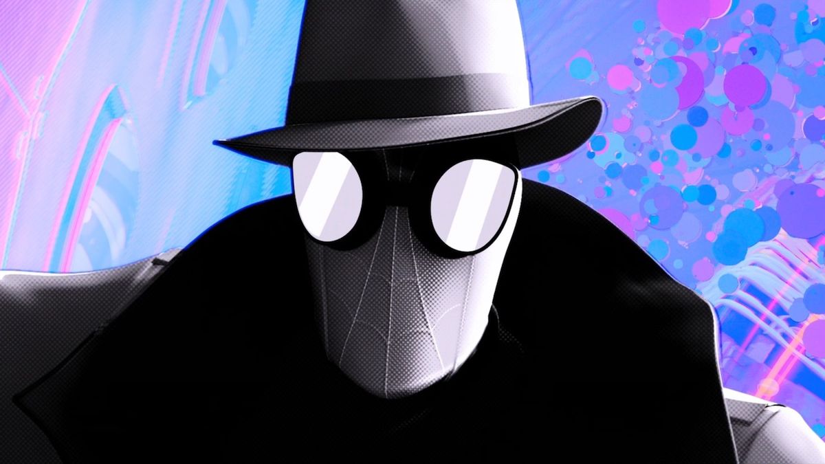 Nicolas Cage&#039;s Spider-Man Noir in Spider-Man: Into the Spider-Verse