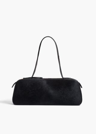 Khaite, Simona Shoulder Bag in Black Haircalf