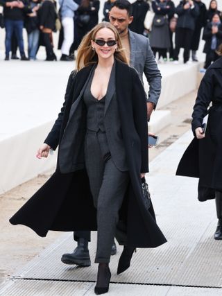 Jennifer Lawrence at Dior