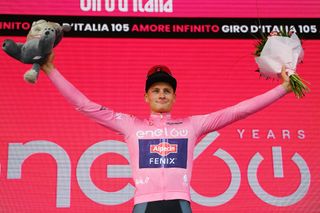Mathieu van der Poel at the 2022 Giro d'Italia