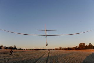 The AeroVelo team previously flew the world's first human-powered flapping wing aircraft.