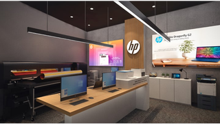 HP store displaying a selection of their products
