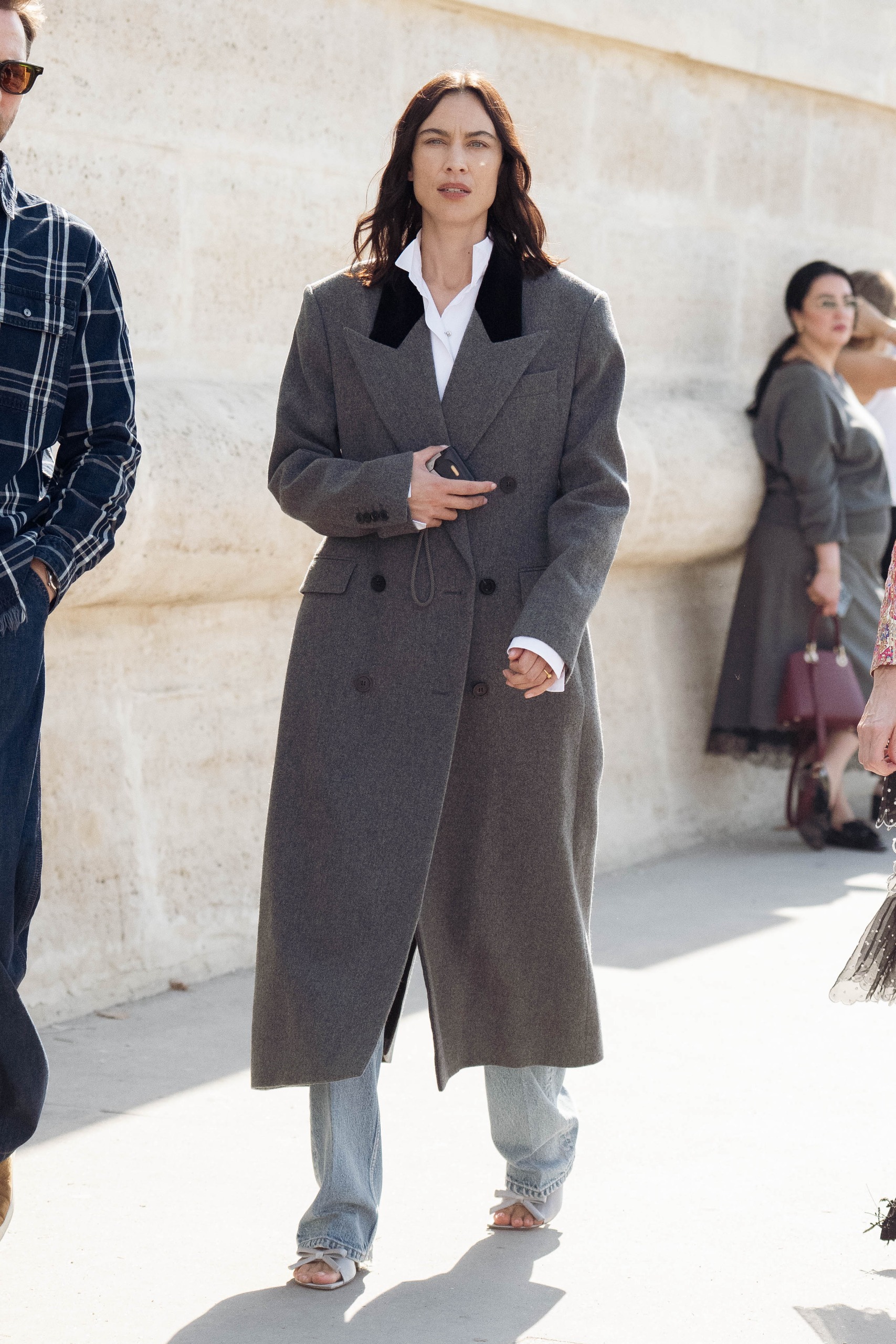 An image of Alexa Chung at the Dior spring/summer 2027 show.
