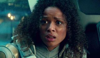 The Cloverfield Paradox Ava looking horrified