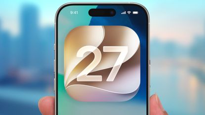 iOS 27 icon shown on an iPhone screen