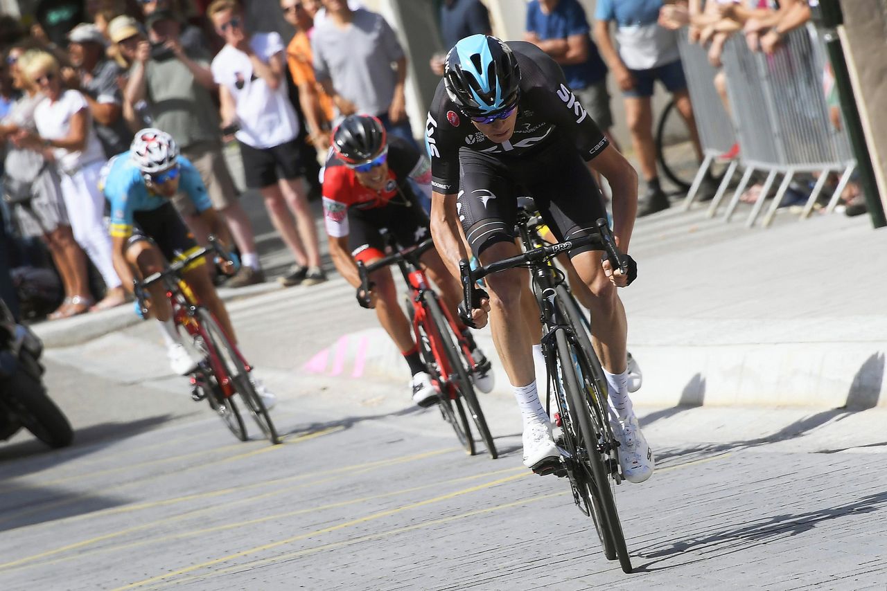 Chris Froome on the move at the Crit&eacute;rium du Dauphin&eacute;