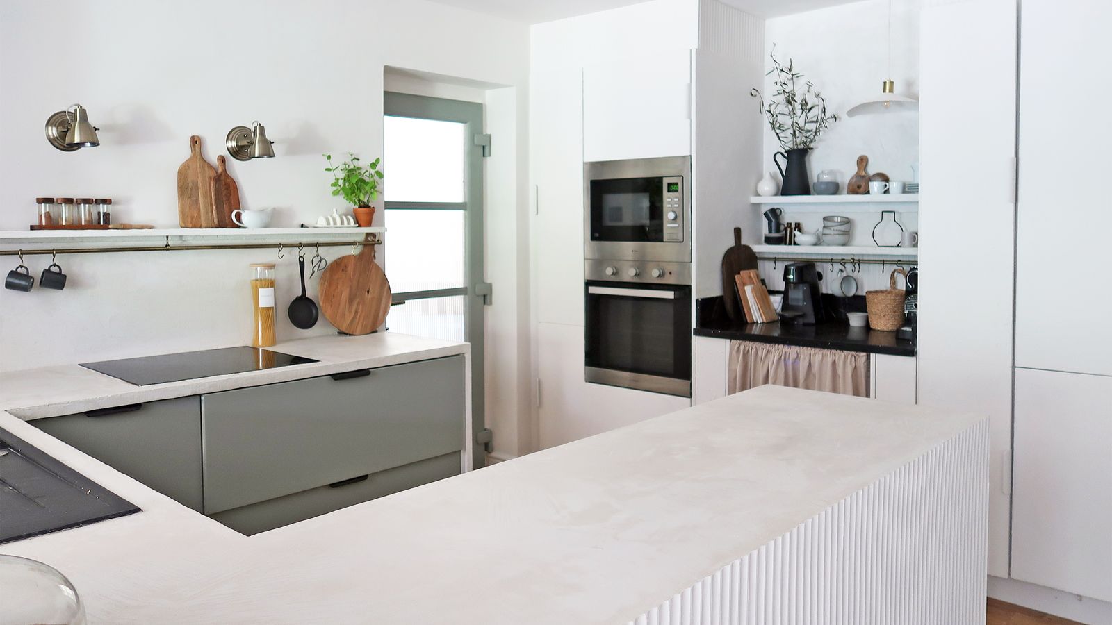 How to microcement kitchen cabinets: an achievable DIY | Real Homes