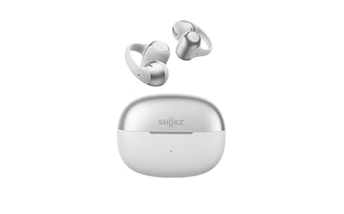 Shokz Opendots 2 Open-Ear Clip-On Earbuds, Upgraded Dolby Audio With Deep Bass, 40h Playtime, Bluetooth 6.1, Ip57 Waterproof, Ai Noise-Reduction Calls for Work/sport, Wireless Fast Charging, Grey