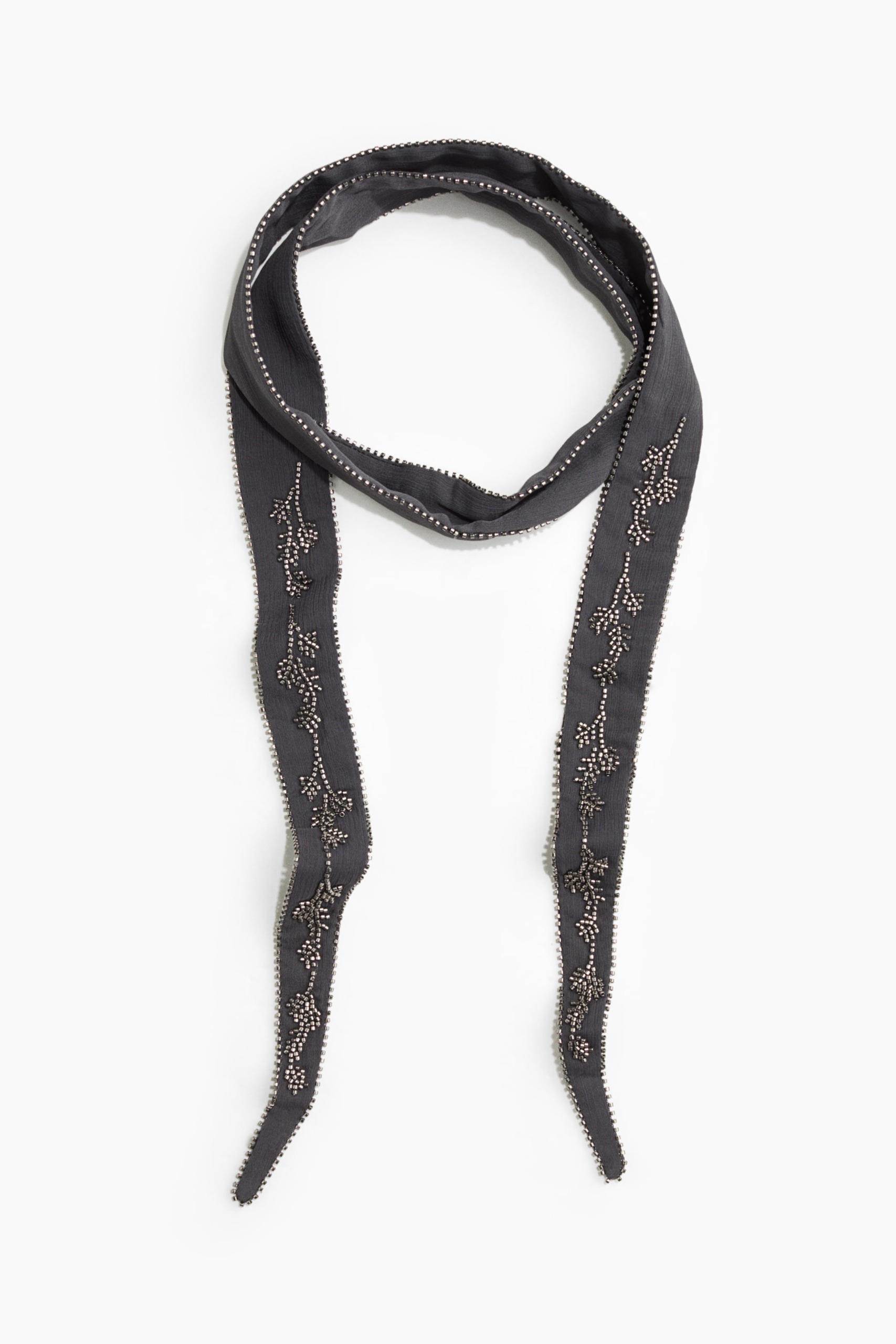 Embellished Chiffon Scarf