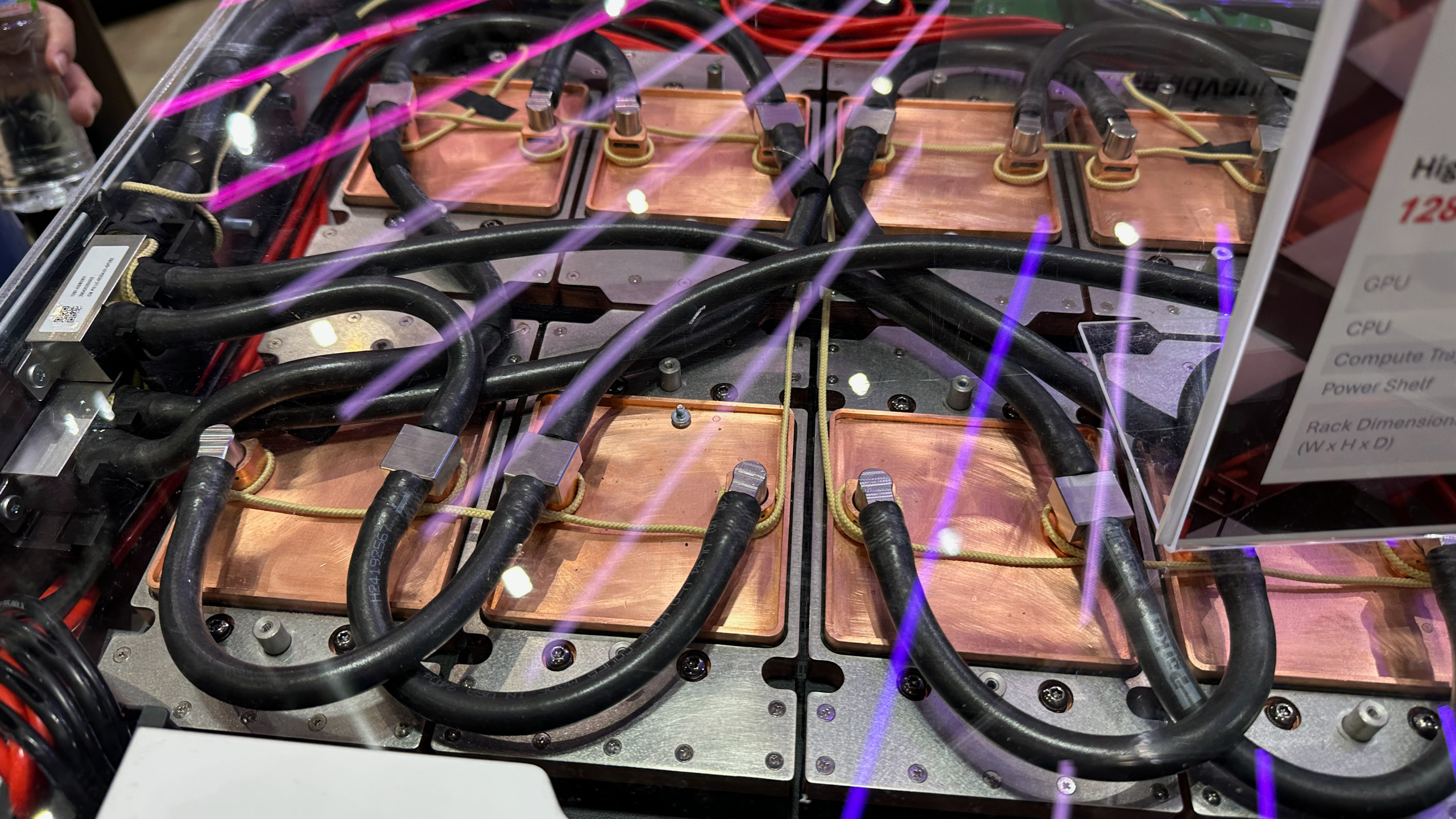 AMD's and Pegatron's 128-GPU MI350X system