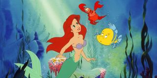 Ariel, Sebastian and Flounder in The Little Mermaid.