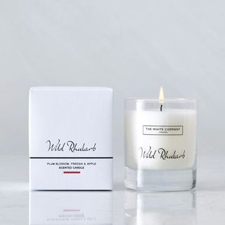 Wild rhubarb scented candle by The White Company