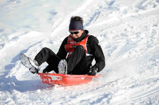 AG2R La Mondiale team building camp in Montgenevre