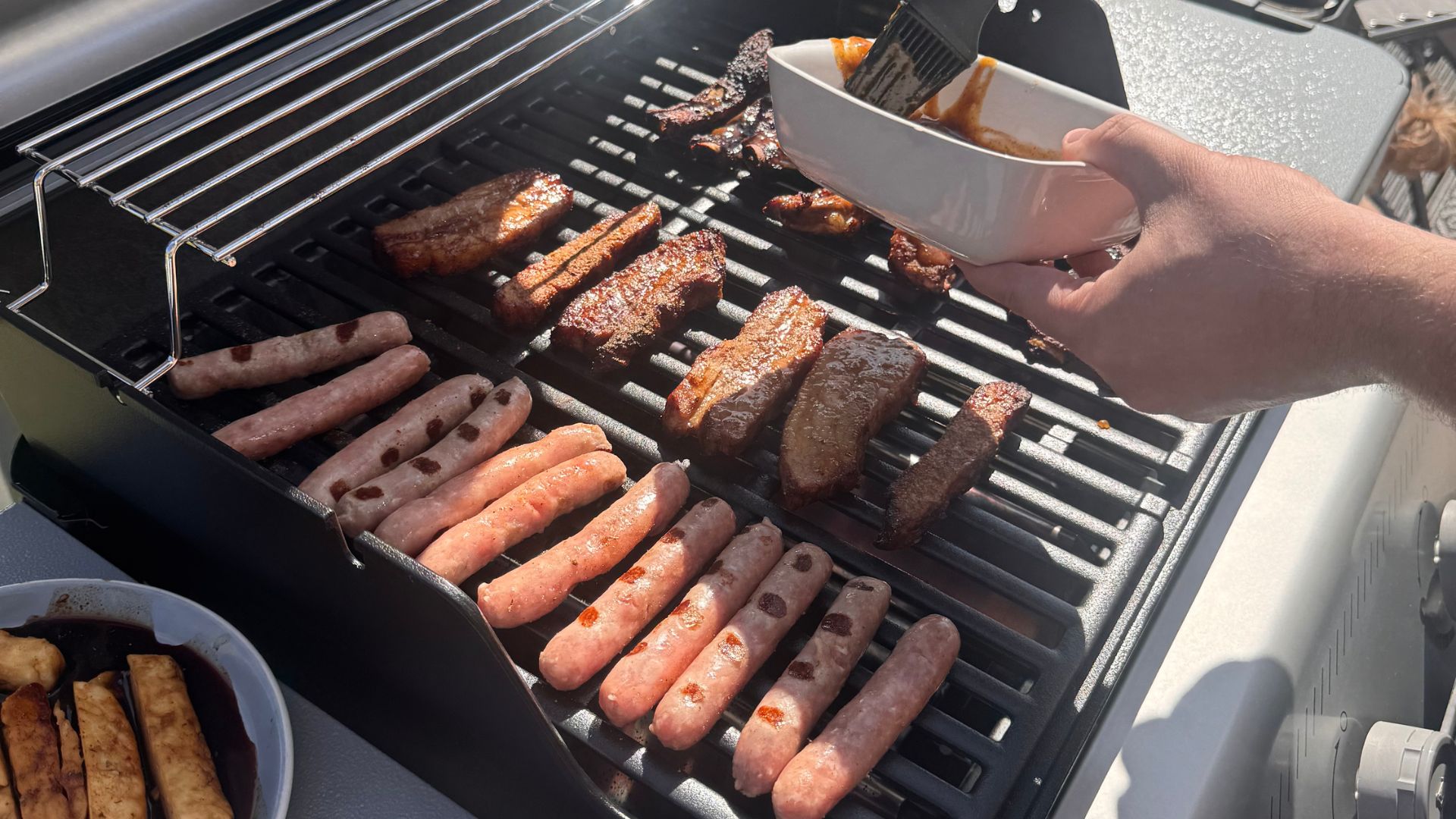 testing the Weber Spirit E-310 Barbecue