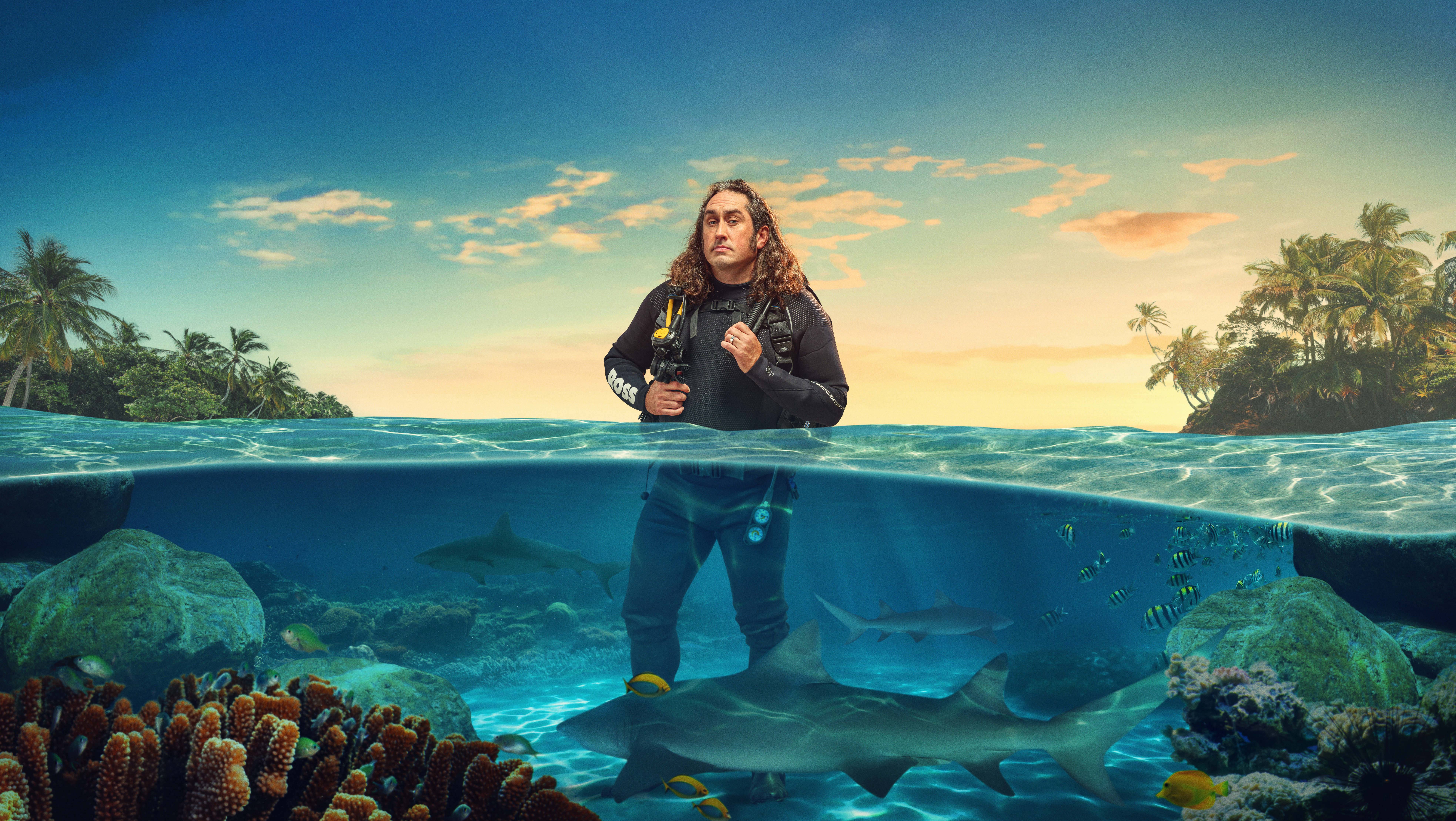 Ross Noble on SHARK! Celebrity Infested Waters