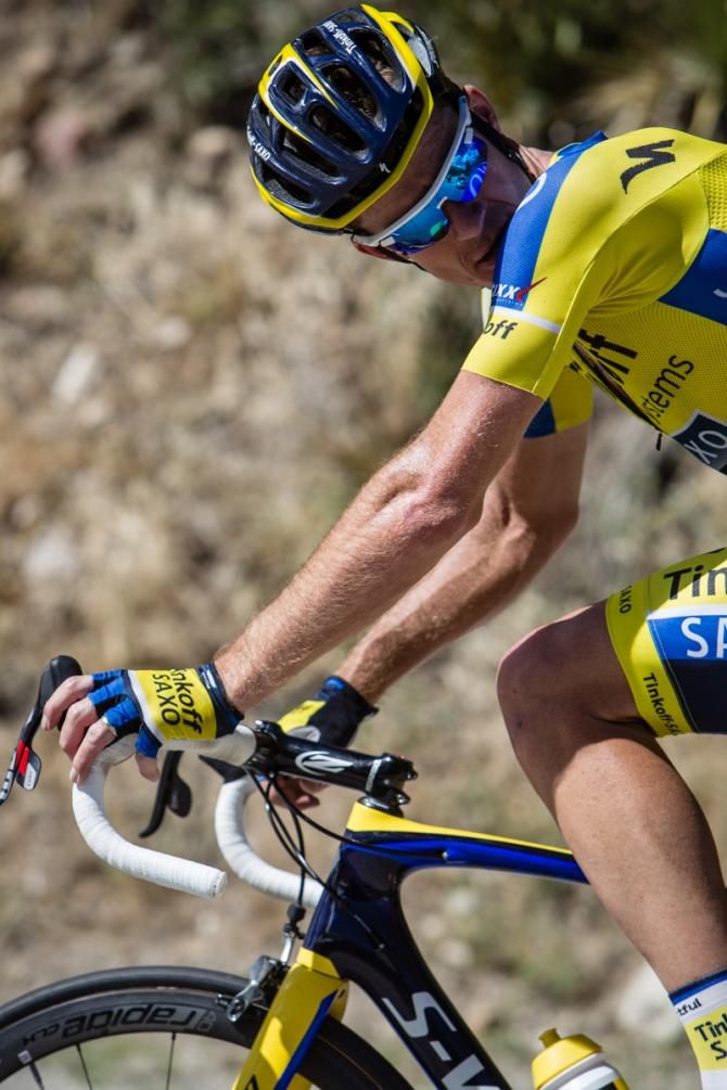 Michael Rogers (Tinkoff-Saxo) on his breakaway