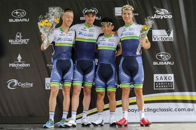 The Orica-AIS riders took out the teams prize