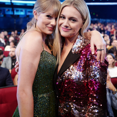 Taylor Swift and Kelsea Ballerini attend the 2019 American Music Awards at Microsoft Theater on November 24, 2019 in Los Angeles, California