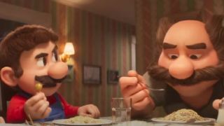 The mushroom pasta in The Super Mario Bros. Movie.