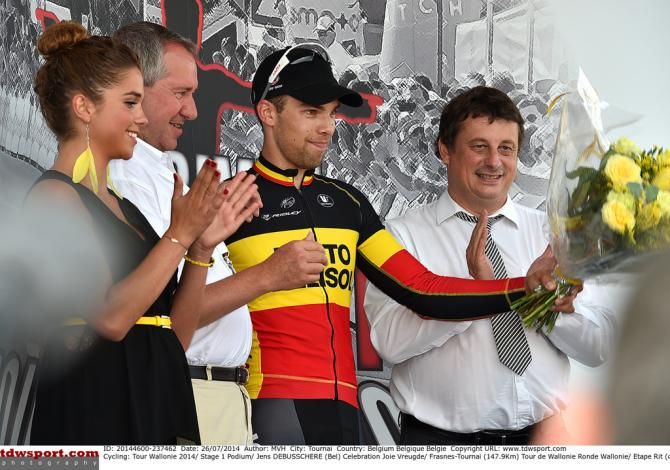 Belgian champion Jens Debusschere (Lotto Belisol)