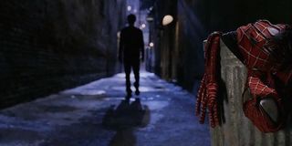 Spider-Man No More scene, Tobey Maguire and suit in Spider-Man 2