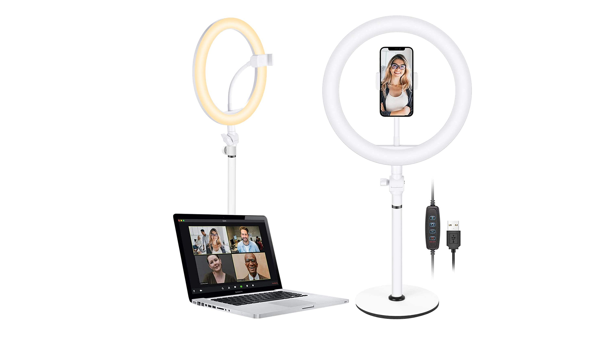 Neewer Table Top 10” USB LED Ring Light