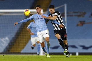 Federico Fernandez (right) returned to the Magpies side