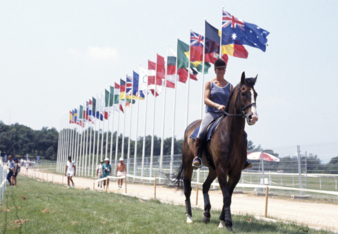 Mary King and King William at Barcelona Olympics 1992