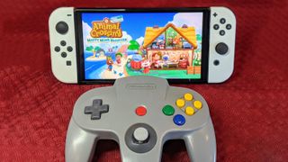 Nintendo Switch Oled Animal Crossing N64 Controller