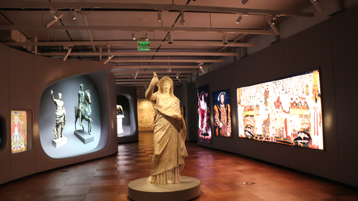 Stills from the Lucas Museum of Narrative Art.