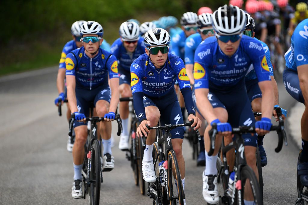 Deceuninck-QuickStep in the peloton